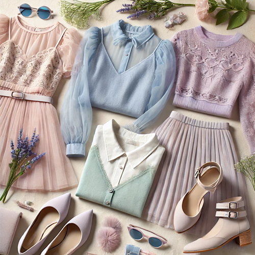 رنگ‌های پاستیلی: جذابیت و کاربردهای آن‌ها در بافی استایل